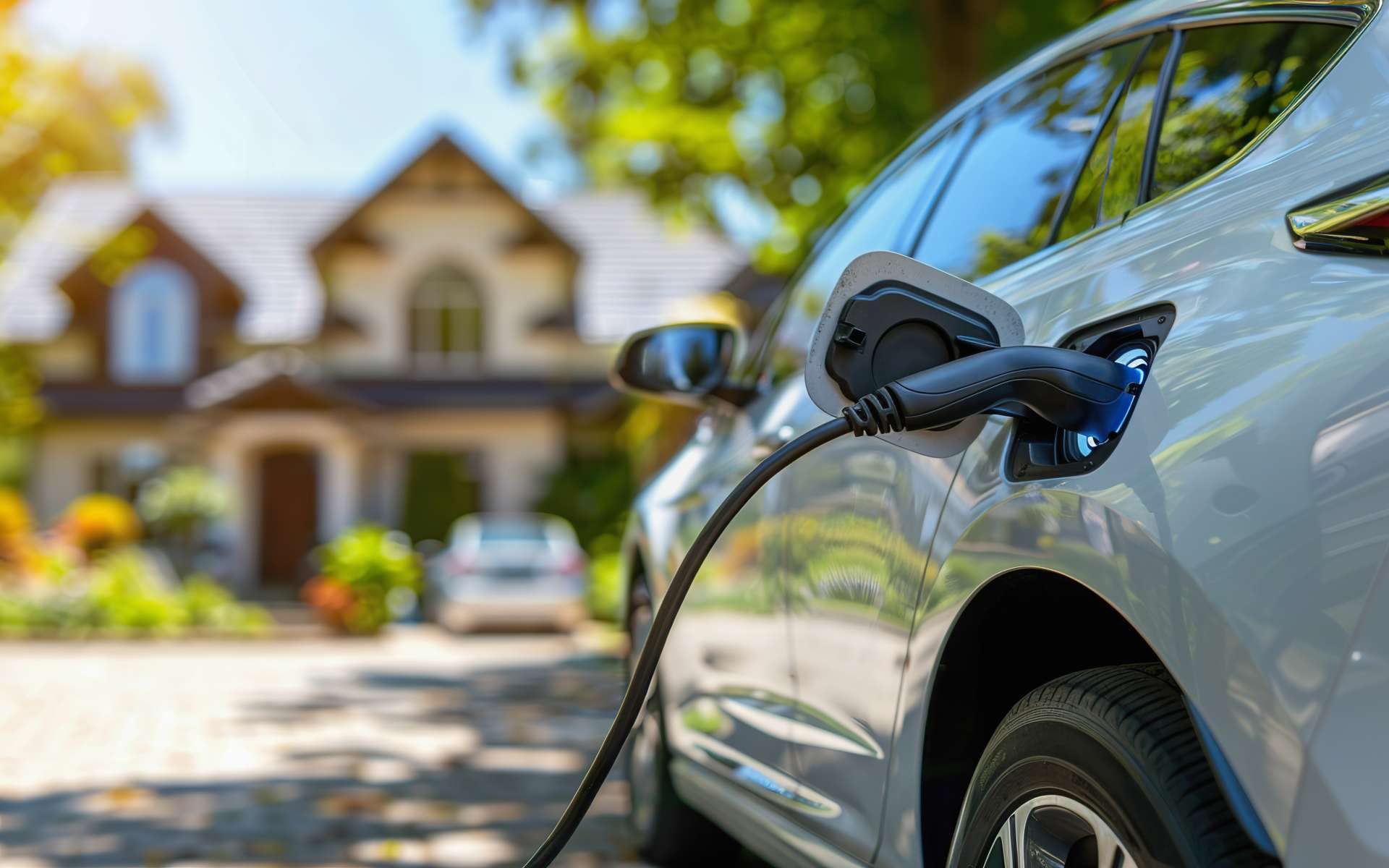 Level 2 EV charger installed at a Richmond Hill home